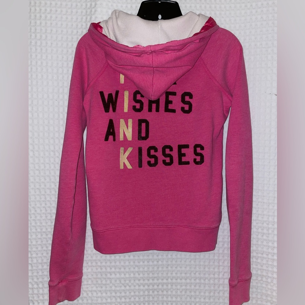Super cute Victoria’s Secret Pink Bright Pink Sweatshirt. Size S - Picture 2 of 5